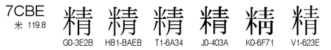 U+7CBE